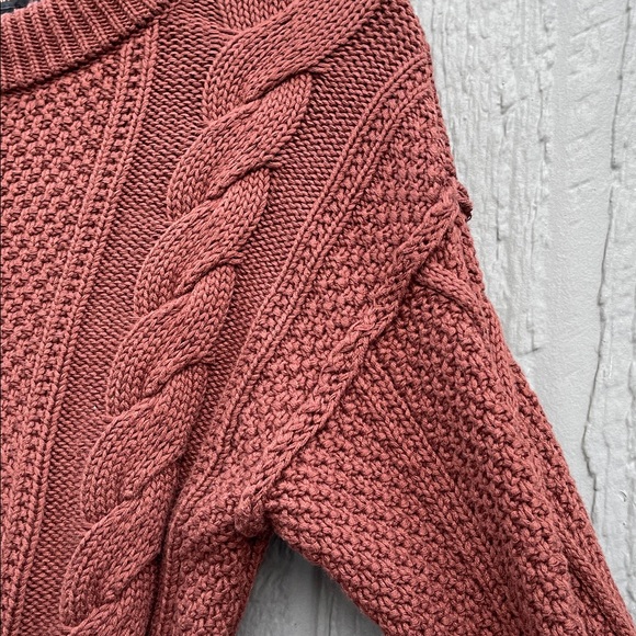 Quince Cable Knit Sweater 100% Organic Cotton Size: S - Picture 6 of 13